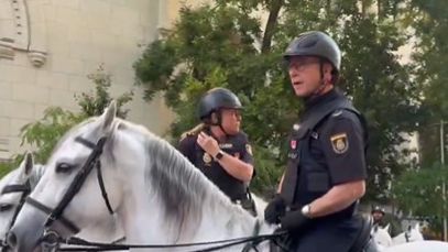 Pai de Carvajal escoltou autocarro do Real Madrid... a cavalo