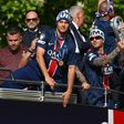 Festa dos jogadores do PSG em Paris