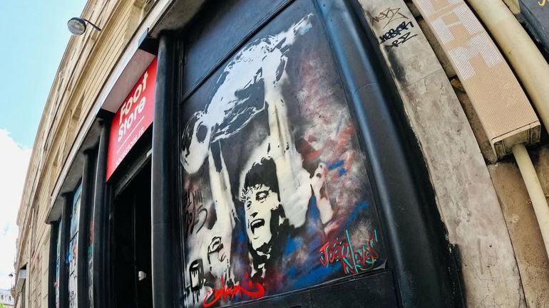 João Neves ganha um mural em Paris... e autor acaba detido (fotos)