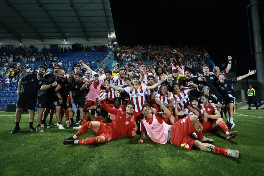 Continuidade na elite nacional amplamente festejada pela estrutura avense (Foto: Manuel Fernando Araújo/LUSA)