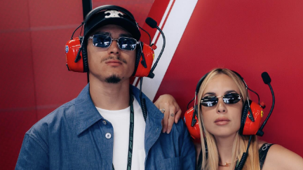 Darwin Núñez em Barcelona para apoiar a Ferrari na Fórmula 1 (fotos)