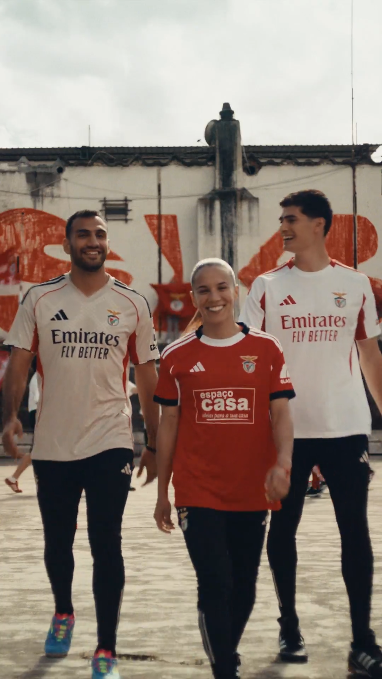 As novas camisolas do Benfica para 2025/26