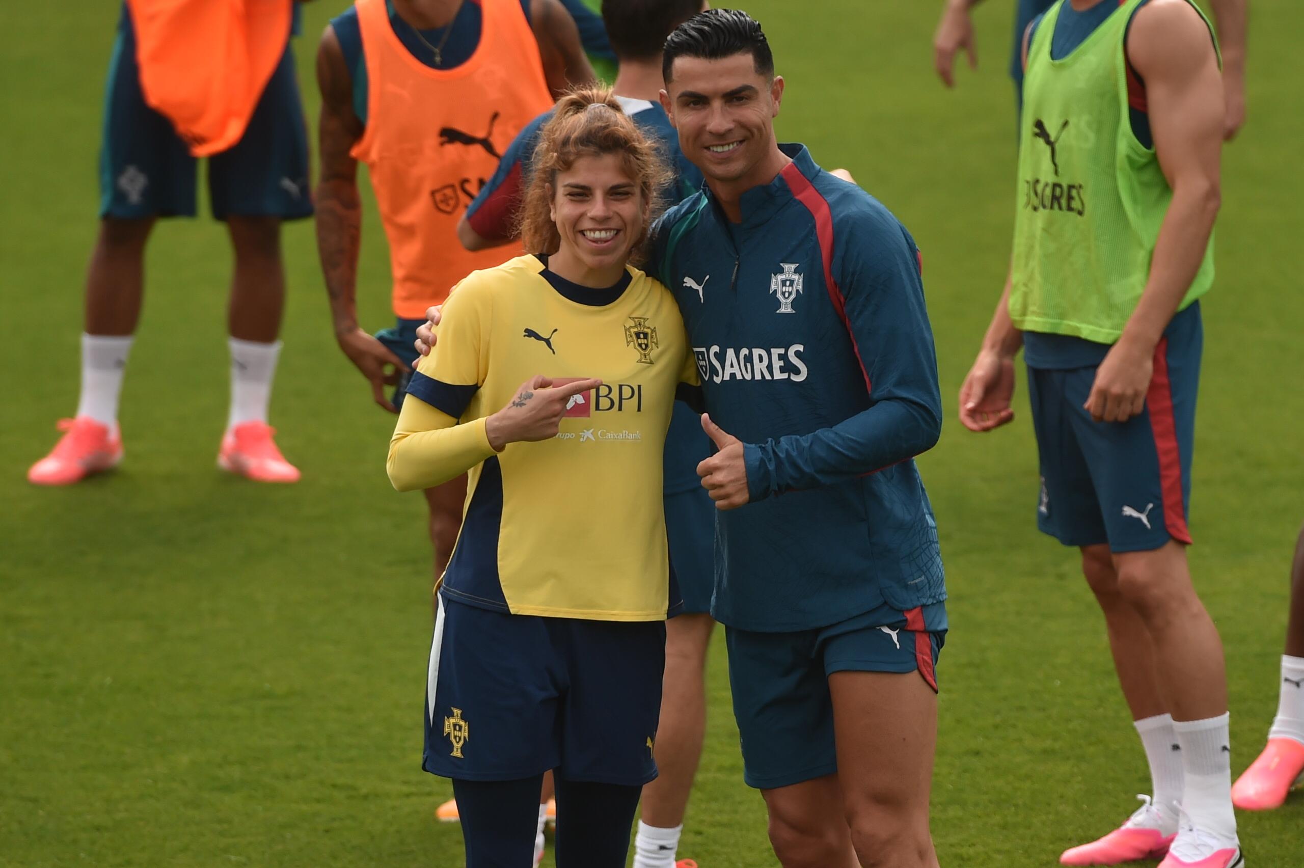 Inês Pereira e Cristiano Ronaldo - Foto: Miguel Nunes