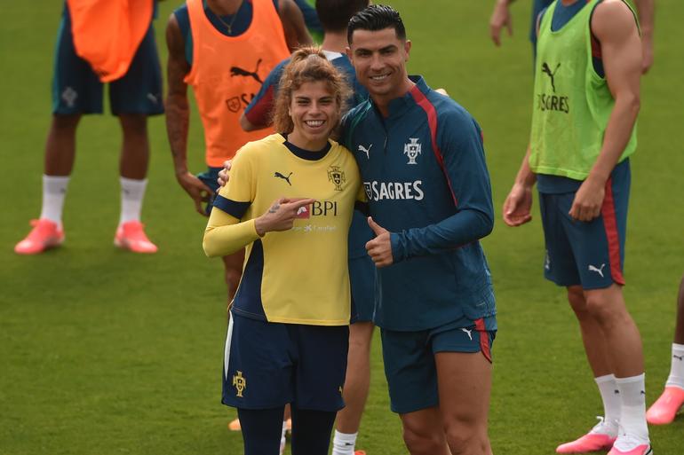 Inês Pereira e Cristiano Ronaldo - Foto: Miguel Nunes