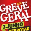 Greve geral agendada para esta quarta-feira