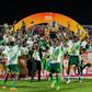 Festa do Wiliete pela conquista da Taça de Angola primeiro troféu nacional do clube de Benguela