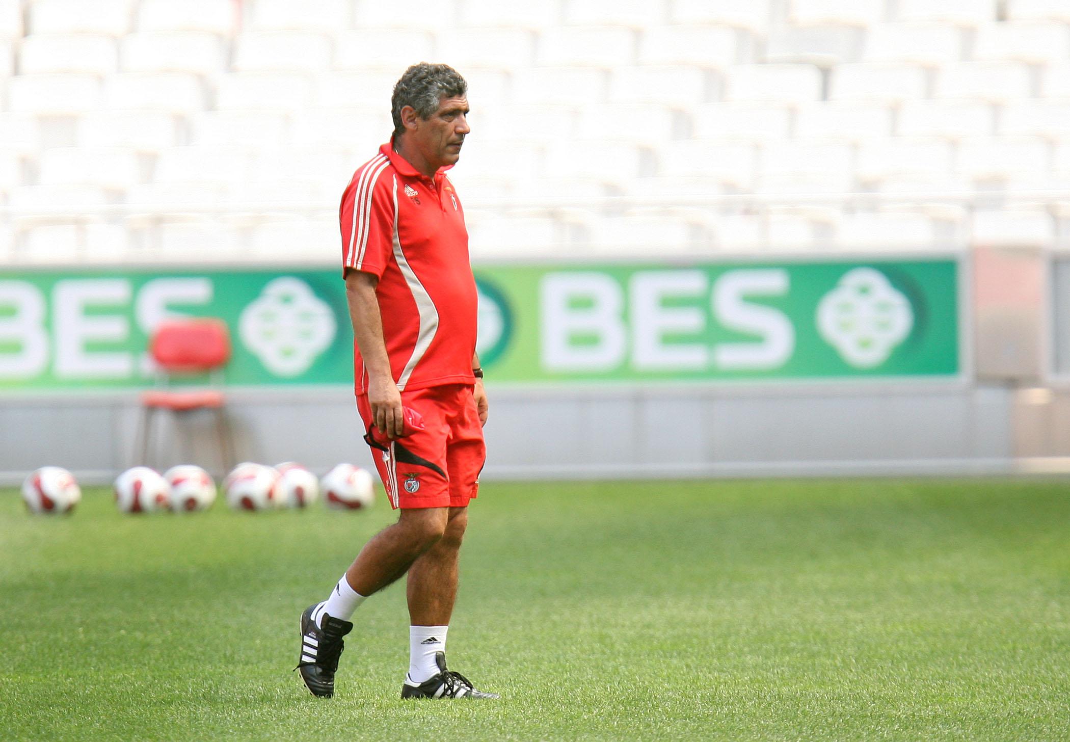 Fernando Santos treinou o Benfica em 2006/07 e 2007/08 - Foto: A BOLA