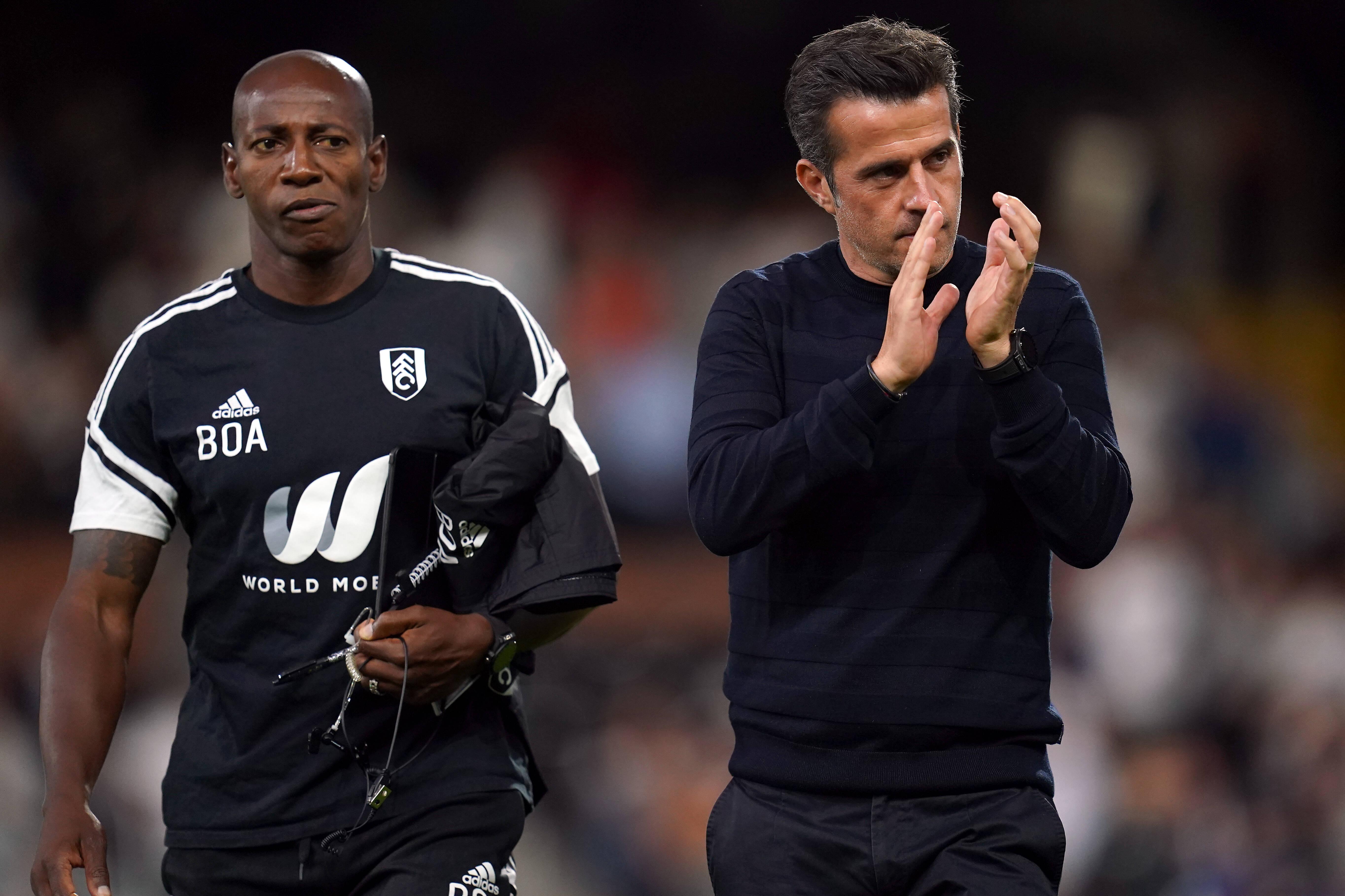 Luís Boa Morte e Marco Silva trabalharam juntos no Fulham - Foto: IMAGO