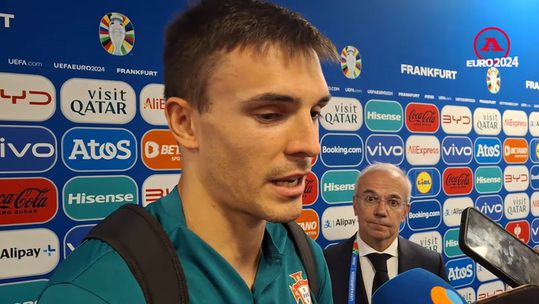 João Palhinha: «Acredito que com a França o jogo será diferente»