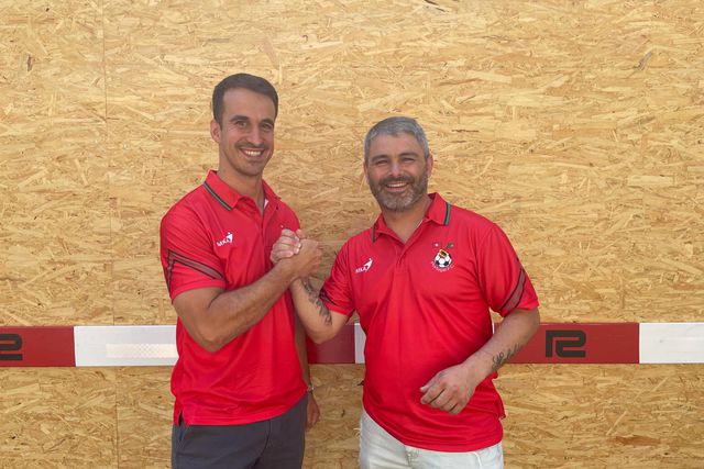 André Almeida é o presidente do Portugal FC e André Azevedo o treinador: uma parceira de sucesso