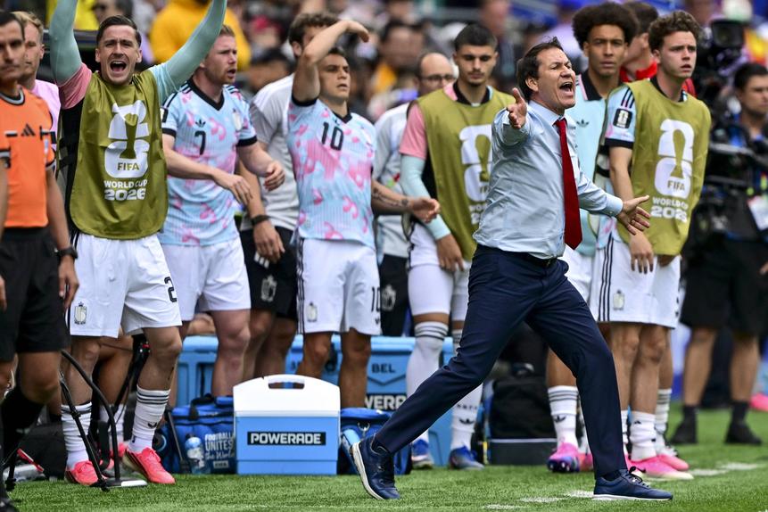 Rudi Garcia no banco da Bélgica