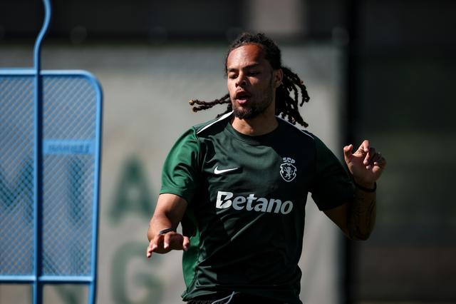 Koba está sob as ordens de Rui Borges na Academia Cristiano Ronaldo (Foto Sporting CP)