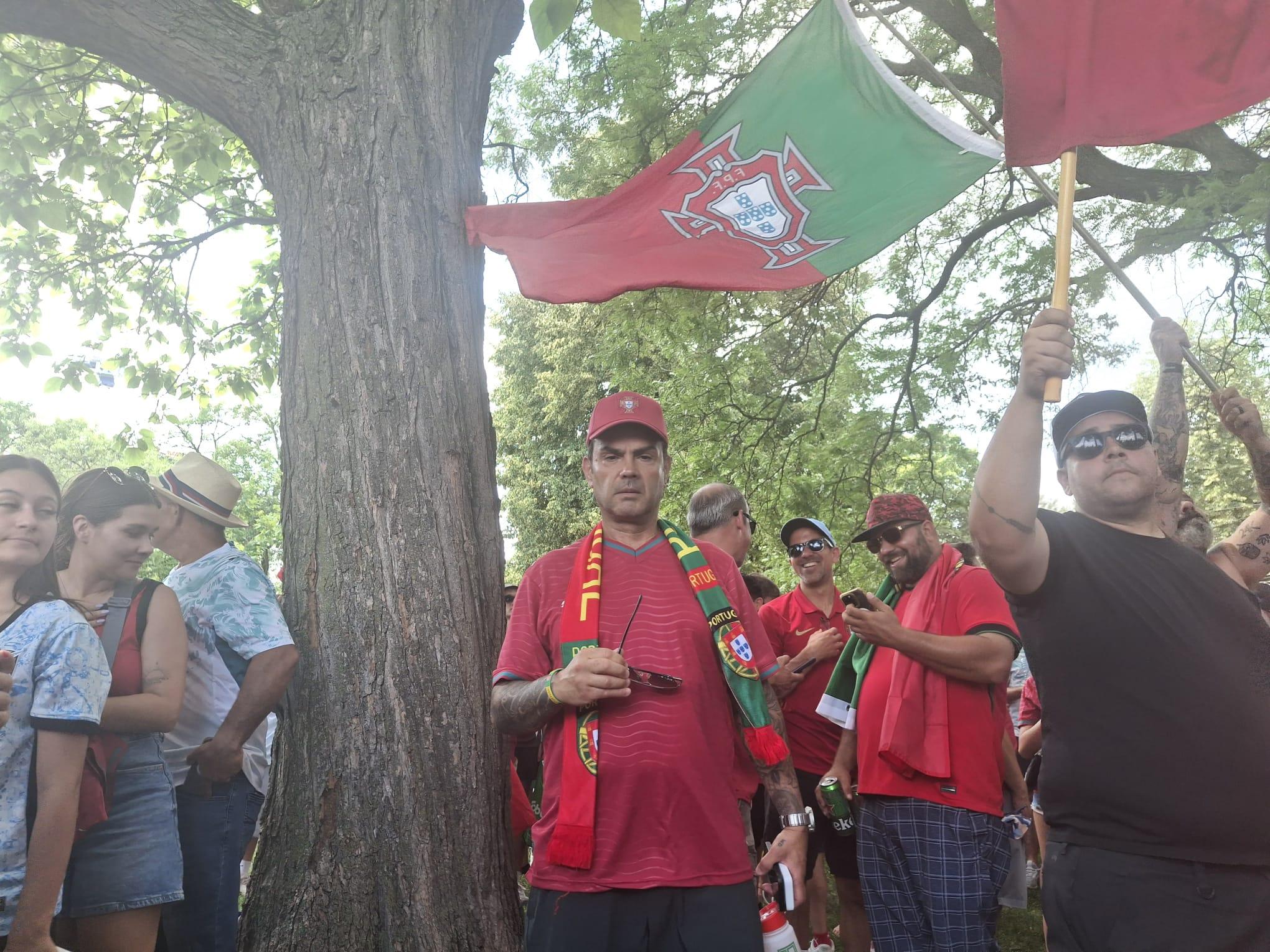 Adeptos de Portugal em Toronto (Foto: João Pimpim)