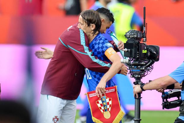 Cristiano Ronaldo e Modric, dois ícones do futebol mundial
