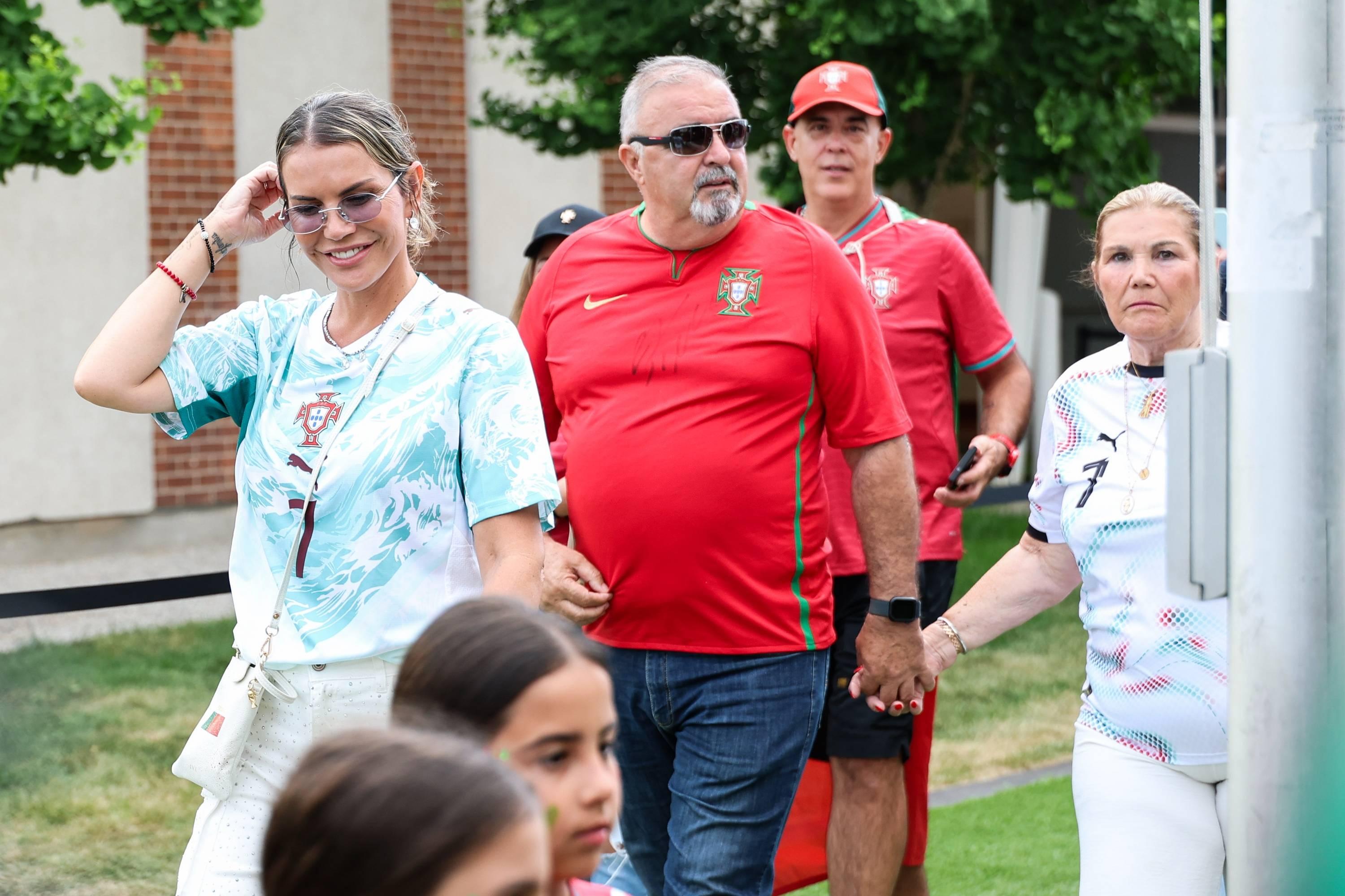 Família de Cristiano Ronaldo presente em Toronto