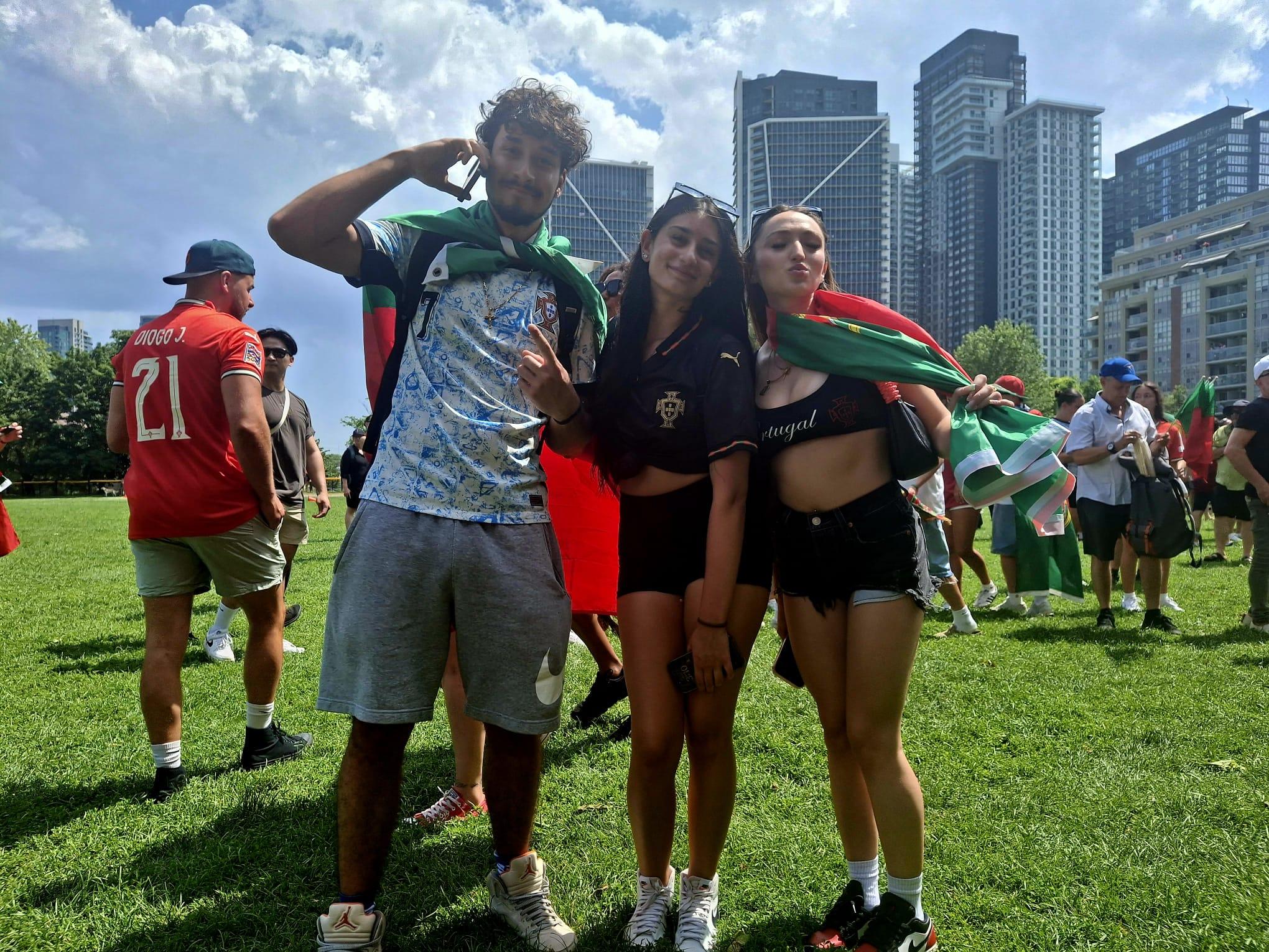 Adeptos de Portugal em Toronto (Foto: João Pimpim)