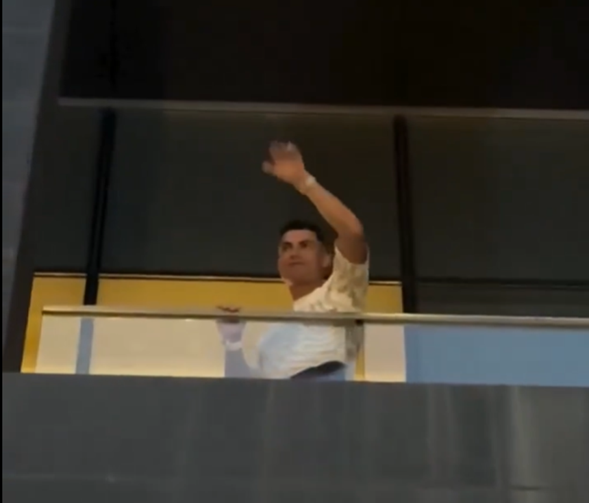 A reação de Ronaldo