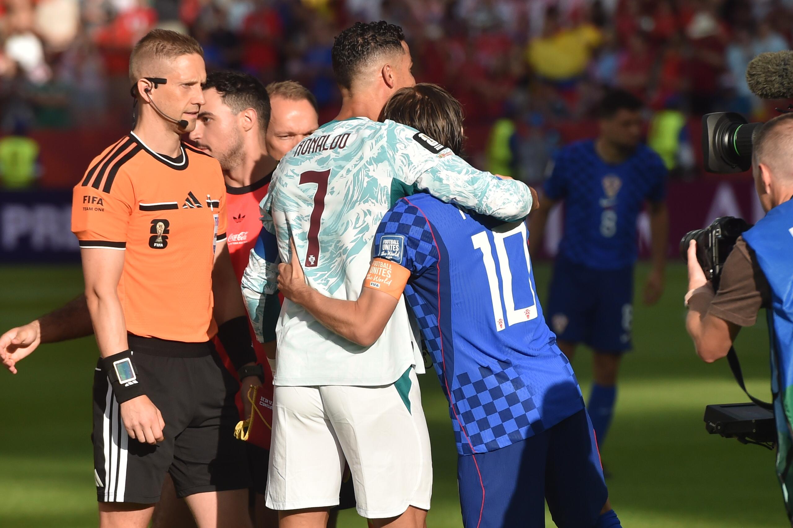 Cristiano Ronaldo e Modric, dois ícones do futebol mundial - Foto: Miguel Nunes