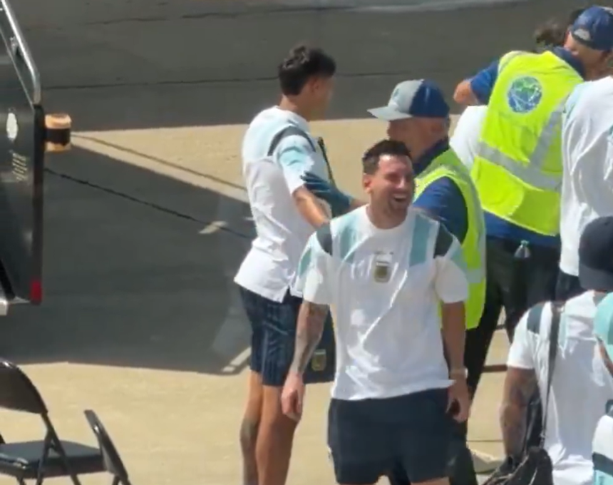 A boa disposição de Messi