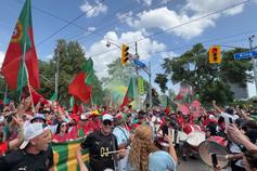 Uma verdadeira invasão: adeptos de Portugal fazem a festa em Toronto