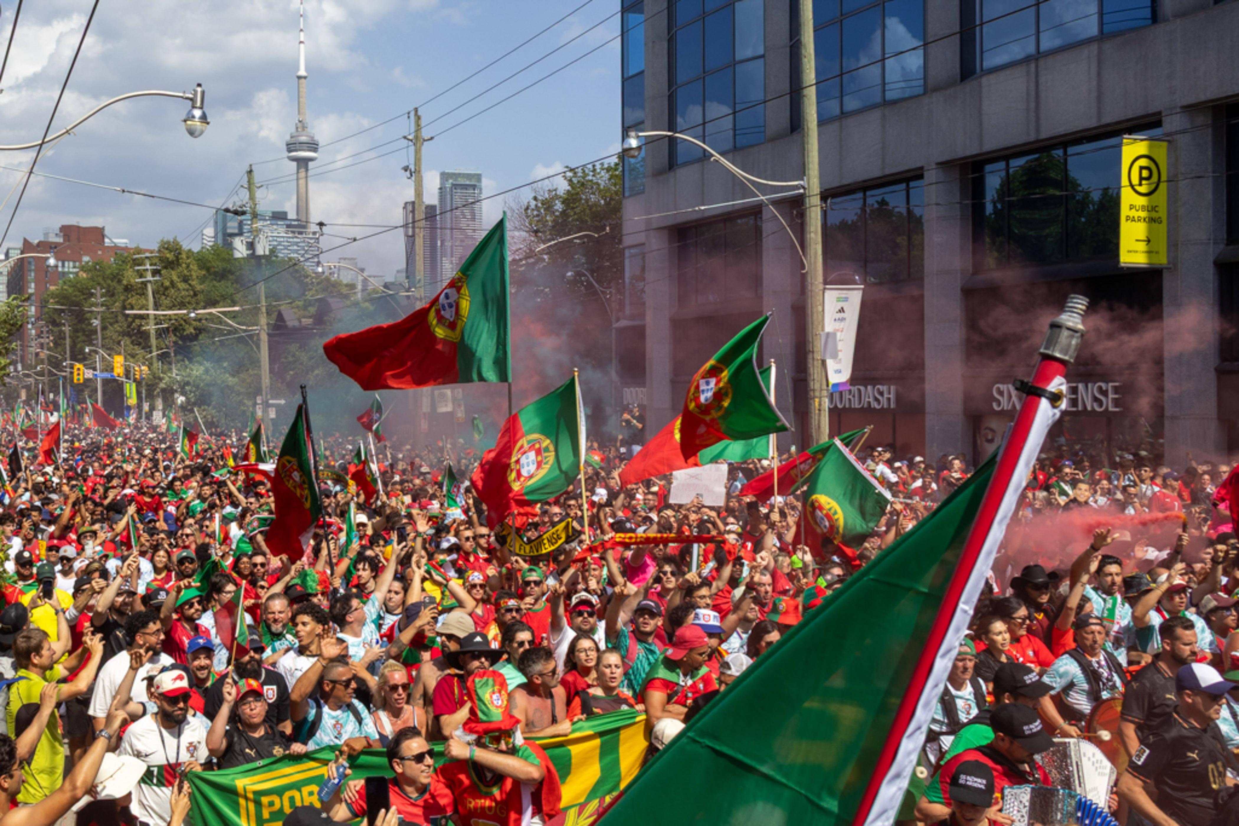Adeptos de Portugal