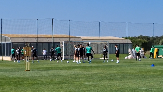 O derradeiro treino do Sporting antes da Supertaça