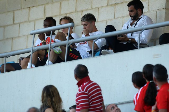 Fotogaleria: Renato Sanches assiste ao Benfica-Fulham