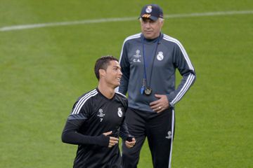 Ancelotti explica como é treinar Cristiano Ronaldo