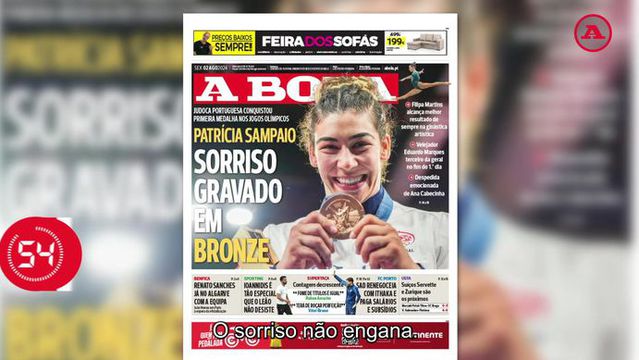A BOLA em 59 segundos: a primeira medalha lusa em Paris 2024 e muito mais