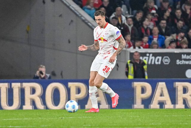 Sesko em ação pelo RB Leizpig