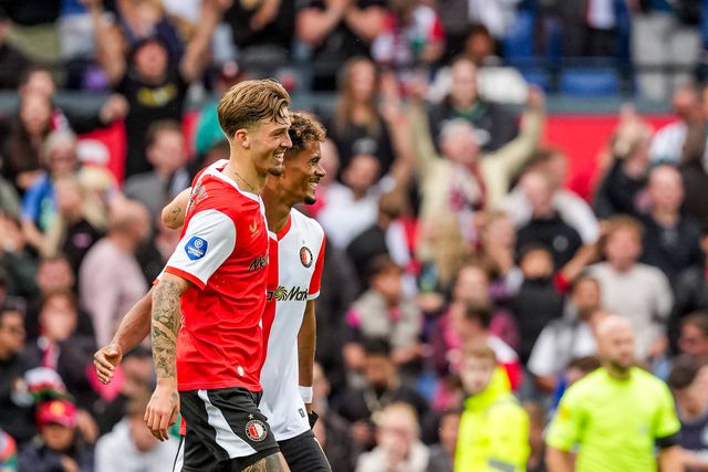 Gonçalo Borges assistiu na goleada do Feyenoord