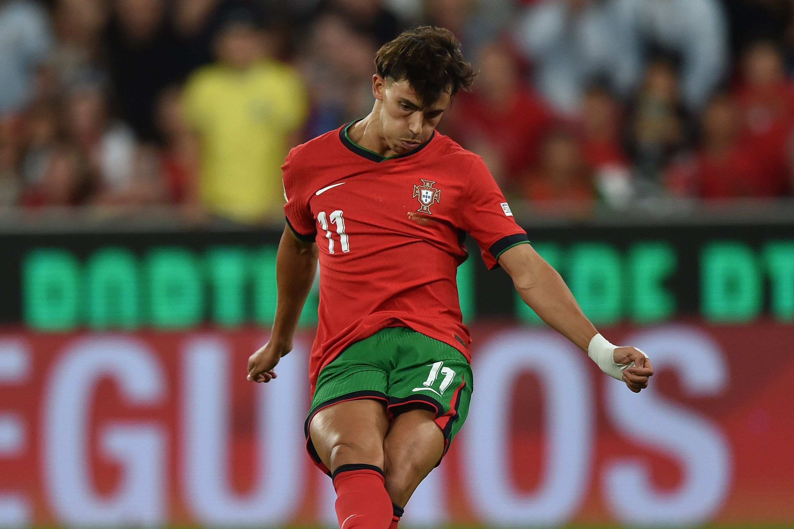 João Félix poderá regressar à Europa dentro de dois anos... «se conseguir confirmar talento». FOTO MIGUEL NUNES