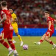 Tyler Morton em ação pelo Liverpool na pré-época