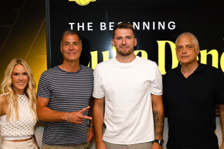 Luka Doncic renova contrato. Foto Los Angeles Lakers/X