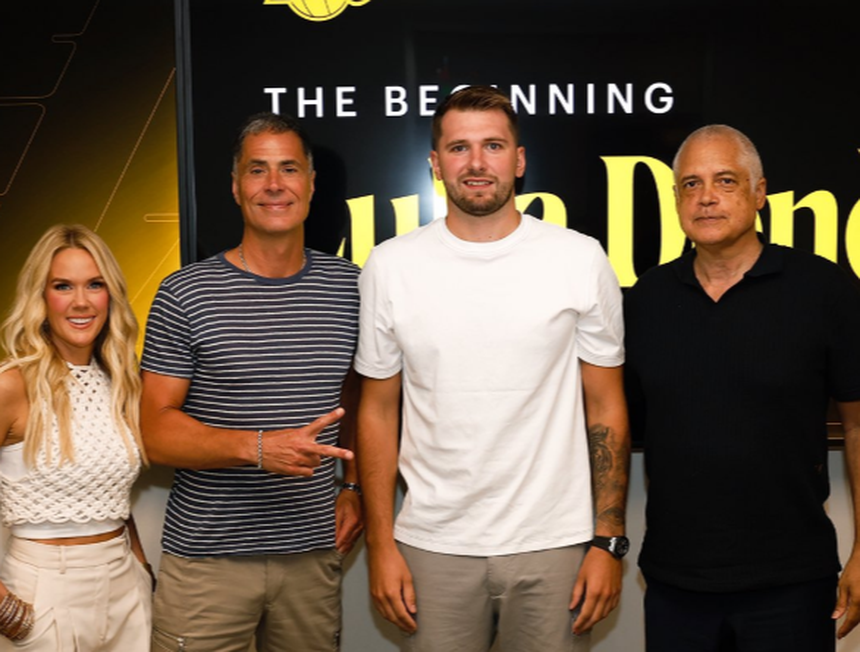 Luka Doncic renova contrato. Foto Los Angeles Lakers/X