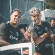 Zalazar e Maxi Araújo de sorriso no rosto e 'mate' na mão, imagem de marca dos sul-americanos - Foto: Sporting CP