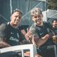 Zalazar e Maxi Araújo de sorriso no rosto e 'mate' na mão, imagem de marca dos sul-americanos - Foto: Sporting CP