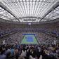 Arthur Ashe Stadium lotado, na final do ano passado, para ver a final entre Alcaraz e Sinner. IMAGO