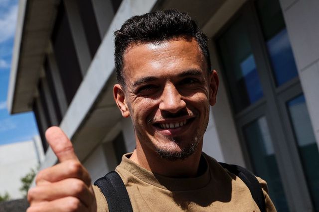Pedro Gonçalves bastante sorridente no regresso à Seleção (fotos)