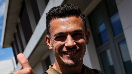 Pedro Gonçalves bastante sorridente no regresso à Seleção (fotos)