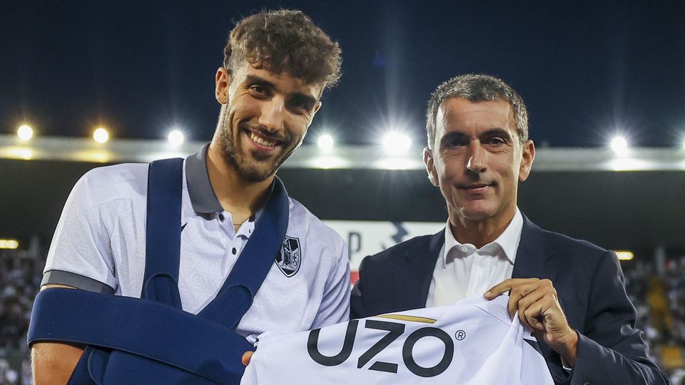 Jorge Fernandes: «100 jogos. Braço ao peito. Vamos por mais»