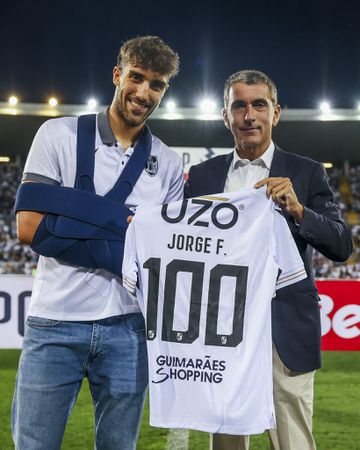 Jorge Fernandes: «100 jogos. Braço ao peito. Vamos por mais»