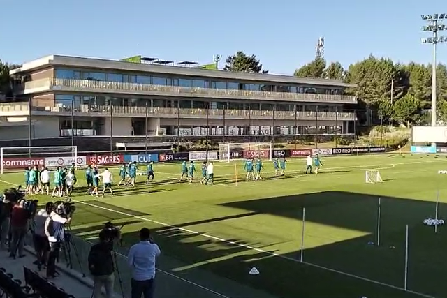 O treino da Seleção Portuguesa na Cidade Do Futebol