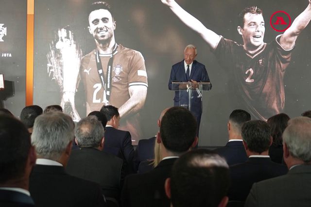 Presidente da República homenageia Diogo Jota e Jorge Costa