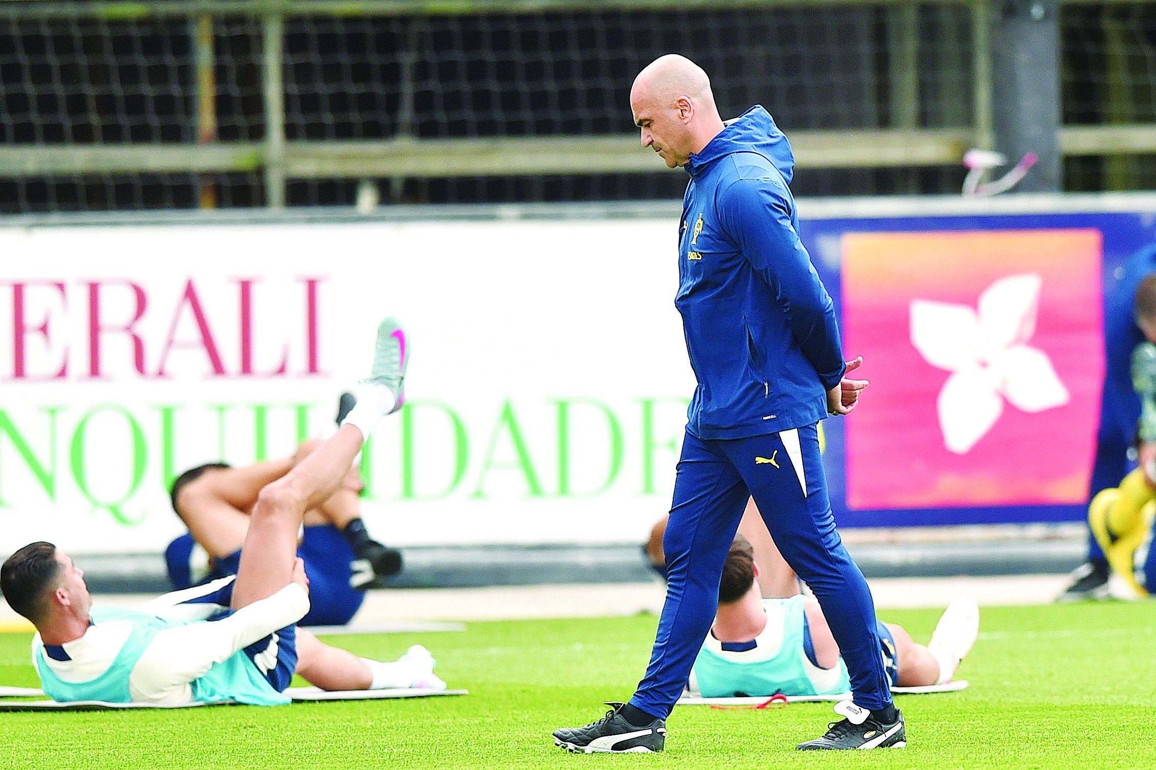 Roberto Martínez pouco ou nada mexeu na estrutura habitual da Seleção no início de novo ciclo. FOTO MIGUEL NUNES