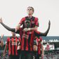 Franculino Djú festeja com a camisola do Midtjylland