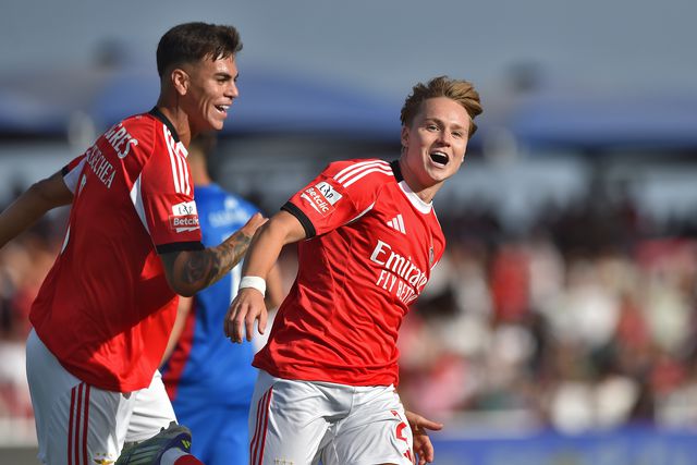 Barrenechea felicita Schjelderup pelo golo em Alverca