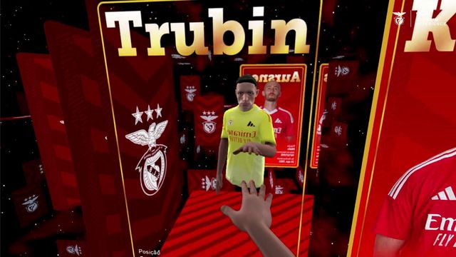 De adepto a jogador: as primeiras imagens da nova inovação do Benfica