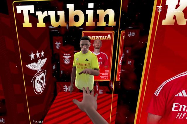 De adepto a jogador: as primeiras imagens da nova inovação do Benfica