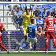 Senne Lammens no jogo entre o Antuérpia e o Genk
